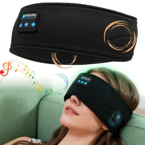 Snoozemask Wireless Bluetooth ,Sports Headband Anti-noise Headphones Talk Running Yoga